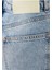 Çiçek Desenli Denim Pantolon 4