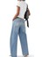 Yüksek Moda Oversized Yuvarlak Jean Pantolon 2