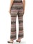 Zigzag Desenli Lame Viskon Karışımlı Kısa Pantolon 3