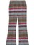 Zigzag Desenli Lurex Sırt Düz Paça Pantolon 1