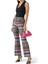 Zigzag Desenli Lurex Sırt Düz Paça Pantolon 2