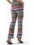 Zigzag Desenli Lurex Sırt Düz Paça Pantolon 3