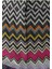 Zigzag Desenli Lurex Sırt Düz Paça Pantolon 4