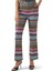 Zigzag Desenli Lurex Sırt Düz Paça Pantolon 5