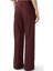Saten Şort Pantolon - Bordo 3