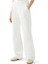 Geniş Paça Kot Pantolon - Ivory 5
