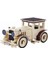 2'li Ahşap Boyanabilir Klasik Araba - Kamyonet Modelli 3-D Puzzle Maket Seti 4