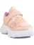 Pudra Cırtlı Fileli Kız Çocuk Spor Ayakkabı 3