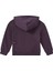 Çocuklar Için Kapüşonlu Koyu Mor Sweatshirt 2