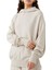 Geri Dönüştürülmüş Kaşmir Kapüşonlu Sweatshirt - Bej 5