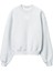 Kadın Oversize Pamuklu Sweatshirt - Açık/gri 1
