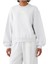 Kadın Oversize Pamuklu Sweatshirt - Açık/gri 5