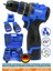 Alman V285 5AH 10MM Demir Blue Yeni Nesil Full Setli Brushless Teknoloji Akülü Vidalama 1