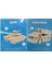 Ahşap Boyanabilir 2'li Tank ve Roketatar Modelli 3-D Puzzle Maket Seti 2