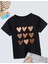 Kız Çocuk Bisiklet Yaka Baskılı T-Shirt - Beyaz 1