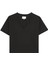 Organik Pamuklu Kısa Kollu Tişört - Siyah 1