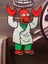 Futurama Zoidberg Çok Renkli Ams P1076373 Sadece Plastik Aparattır. 1