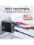 65W 3 USB+ 2 TYPE-C Girişli Hızlı Şarj Adaptörü Uyumlu 5
