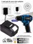 Şarjlı 24 Parça 258VF 5AH Kömürsüz Brushless Böhrer 10MM Çift Bataryalı Akülü Vidalama Matkap 2