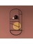Metal Askılık Ceket Askılığı Duvar Askısı Elbise Askısı Retro Tasarım Siyah Renk 1