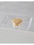 Lustre Cam Kapaklı Kek Standı 36,5 x 17,5 cm Krem-Gold 3