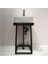 Lavabo Altlığı Lavabo Dolabı Metal Ayaklı Evye 2