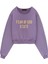 Kadın Kısa Kesim Kalın Polar Sweatshirt 1