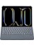 Apple iPad 10. Nesil 10.9 (2022) Rgb LED Işıklı Manyetik Bluetooth ve Touchpad Özellikli Kalemlikli Klavyeli Kılıf A2696 A2757 A2777 A3162 3
