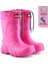 Grizzly Eva Çocuk Kürklü Pembe Yağmur Çizmesi (835) 34/35 1