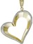 14 Ayar Altın Kalp Kolye Ucu 1