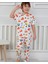 Erkek Çocuk %100 Pamuklu Araba Desenli Pijama Takımı 2