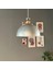 Yimpi Gümüş Avize Tekli Sarkıt Salon Kuaför Cafe Dekoratif Aydınlatma Pastane 5