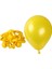 Metalik Balon Sarı 50 Adet 2