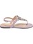 Lila Hakiki Süet Deri Kadın Sandalet - K24Y1SN67407-R92 3