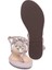 Lila Hakiki Süet Deri Kadın Sandalet - K24Y1SN67407-R92 4