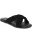 Siyah Vegan-Tekstil Kadın Terlik - K24Y1TR67082-D62 1