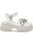 Beyaz Hakiki Deri Kadın Sandalet - K24Y1SN67155-A26 3