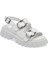 Beyaz Hakiki Deri Kadın Sandalet - K24Y1SN67160-A26 1