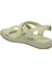 Yeşil Hakiki Deri Kadın Sandalet - K24Y1SN67420-G81 2