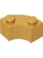 20PCS Moc Parçaları 3063 85080 Tuğla Yuvarlak Köşe 2x2 Maccheroni Mattoni Compatibili Fai Da Te Mble Yapı Taşları Parçacık Kicolor: GOLD-20PCS (Yurt Dışından) 1
