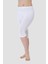 Kadın Beyaz Likra Kapri 2'li Set 2