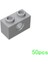 50PCS Moc 3700 1x2 Delik Yapı Taşları Ile Kit Yüksek Teknoloji Konnektör Ev Tuğlaları Eğitim Diy Oyuncaklar Çocuk Doğum Günü Hediyeleri Renk: M0086-10 (Yurt Dışından) 1