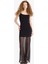 Coool Bodycon Vücudu Saran Kare Yaka Askılı Tül Maxi Elbise F5548AX25SM 1