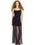 Coool Bodycon Vücudu Saran Kare Yaka Askılı Tül Maxi Elbise F5548AX25SM 2