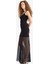 Coool Bodycon Vücudu Saran Kare Yaka Askılı Tül Maxi Elbise F5548AX25SM 3