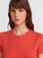 10756 Bisiklet Yaka Düğmeli Triko Bluz-A.kırmızı 3