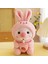 25 cm Tavşan Şapkalı Domuz Peluş Bebek Bebek Yastığı Hediye (Yurt Dışından) 1