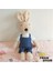 45 cm Sevimli Sucre Tavşan Peluş Oyuncak Bebek Yastık Hediye (Yurt Dışından) 1