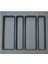 Gri Lüx 55 x 49 cm Çekmece İçi Kepçelik 1