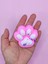 Pati Taba Squishy Kedi Pati Sıkma 7 cm Pullu Pati Sukuşi - Pembe 3